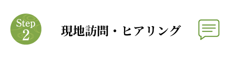 現地訪問・ヒアリング